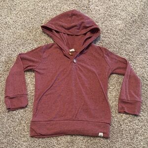 Lulu and Roo Children's Maroon Long Sleeve Hoodie